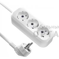 Удлинитель KRONUS 3 гнезда 5 метров 16А/3,5кВт с заземлением ПВС 3х1,0 (1/40) Удлинитель KRONUS 3 гнезда 5 метров 16А/3,5кВт с заземлением ПВС 3х1,0 (1/40)