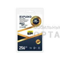 Карта памяти 256 Гб MicroSDXC Exployd Class 10 Premium UHS-I U3 (95 Mb/s) без адаптера