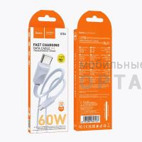 Кабель Type-c to Type-c HOCO X114 Energy, 1.0м, круглый, PD60Вт, ПВХ, цвет: голубой (1/31/310) Кабель Type-c to Type-c HOCO X114 Energy, 1.0м, круглый, PD60Вт, ПВХ, цвет: голубой (1/31/310)