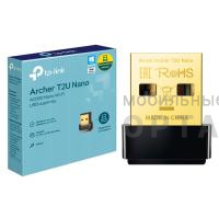 Сетевой адаптер WiFi TP-Link Archer T2U NANO USB 2.0 (ант.внутр.) 1ант.