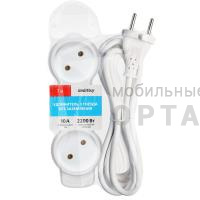 Удлинитель SMARTBUY 3 гнезда 7 метров 10А/2,2кВт без заземления ПВС 2х1,0 мм² (1/30) Удлинитель SMARTBUY 3 гнезда 7 метров 10А/2,2кВт без заземления ПВС 2х1,0 мм² (1/30)