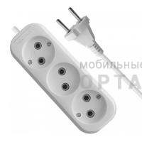 Удлинитель KRONUS 3 гнезда 7 метров 10А/2,2кВт без заземления ПВС 2х1,0 (1/25) Удлинитель KRONUS 3 гнезда 7 метров 10А/2,2кВт без заземления ПВС 2х1,0 (1/25)