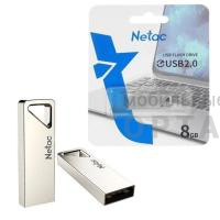 Флешка USB 8GB  Netac U326 серебро