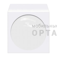 Конверт для CD дисков D2 Tech CDC-2-1000, с окном, клей дискрин, 1 000 шт. (1000/1000)