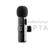 Микрофон петличный DEFENDER Talky-137 wrls, петличка, 2.4G, черный(1/50)