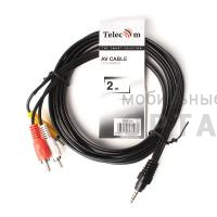 Кабель соединительный TELECOM 3xRCA (M) / 3xRCA (M), 2 м. (1/200) Кабель соединительный TELECOM 3xRCA (M) / 3xRCA (M), 2 м. (1/200)