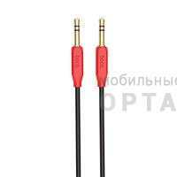 Aux-кабель Jack 3,5mm(m) - Jack 3,5mm(m) HOCO UPA11, 1m,  черный