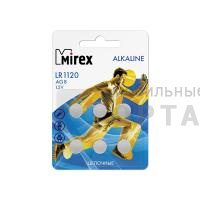 Элемент питания Mirex AG8 / LR1120  1,5V  6 шт (6/216/648), ecopack