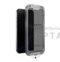 Стекло защитное, KEEPHONE QUICK FIT PRIVACY 3D БЕЗ РАМКИ FULL GLUE САМОКЛЕЯЩИЙСЯ GLASS iPhone 17 PRO