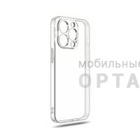 Чехол прозрачный силикон в техпаке, для iPhone 17 Pro Max