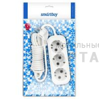 Удлинитель SMARTBUY 3 гнезда 7 метров 16А/3,5кВт с заземлением ПВС 3х1,0 мм² (1/25) Удлинитель SMARTBUY 3 гнезда 7 метров 16А/3,5кВт с заземлением ПВС 3х1,0 мм² (1/25)