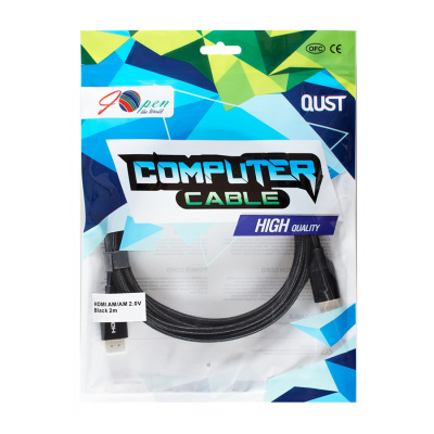 Кабель HDMI 19M/M ver 2.0, 2М,  iOpen (light) <ACG520BM-2.0> (1/40)