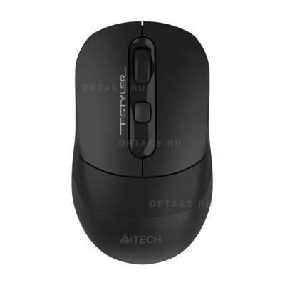Мышь беспроводная A4TECH Fstyler FB10C (2000dpi)  BT/Radio (4but), черный (1/40)