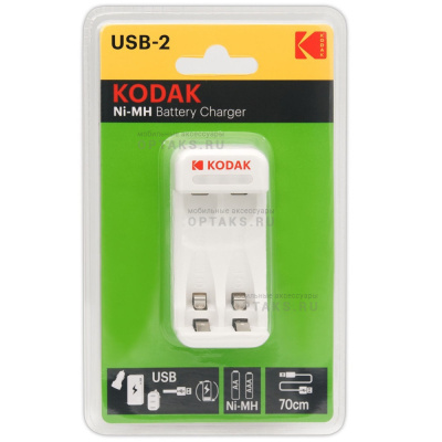 Зарядное устройство KODAK C8001B USB [K2AA/AAA]