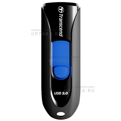 Флешка USB3.0 128 Гб Transcend  JetFlash 790  чёрный