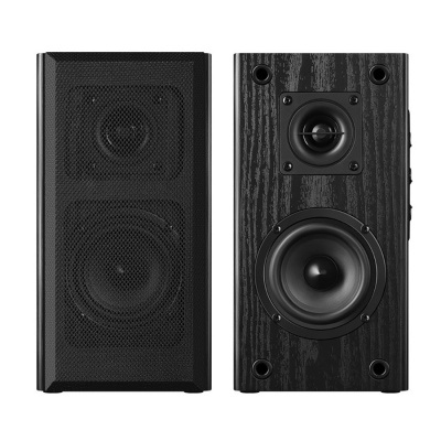 Акустическая 2.0 система DEFENDER Aurora S30 30 Вт, деревянный корпус, 230В, черный (1/4)
