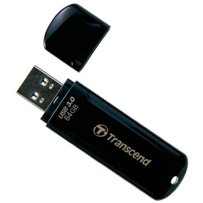 Флешка USB3.0 64 Гб Transcend  JetFlash 700  чёрный